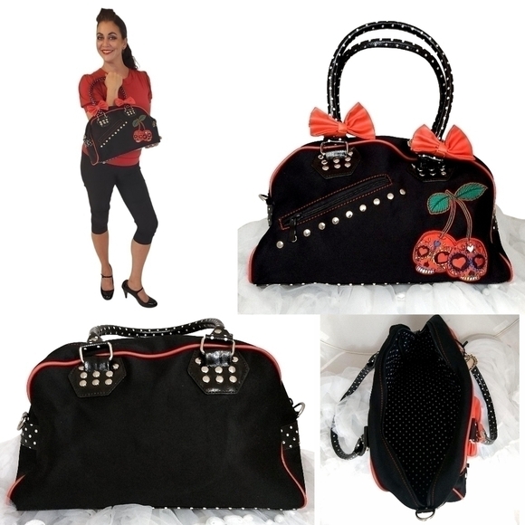 Banned Apparel Handbags - Cherry Skull 💀🍒 Purse